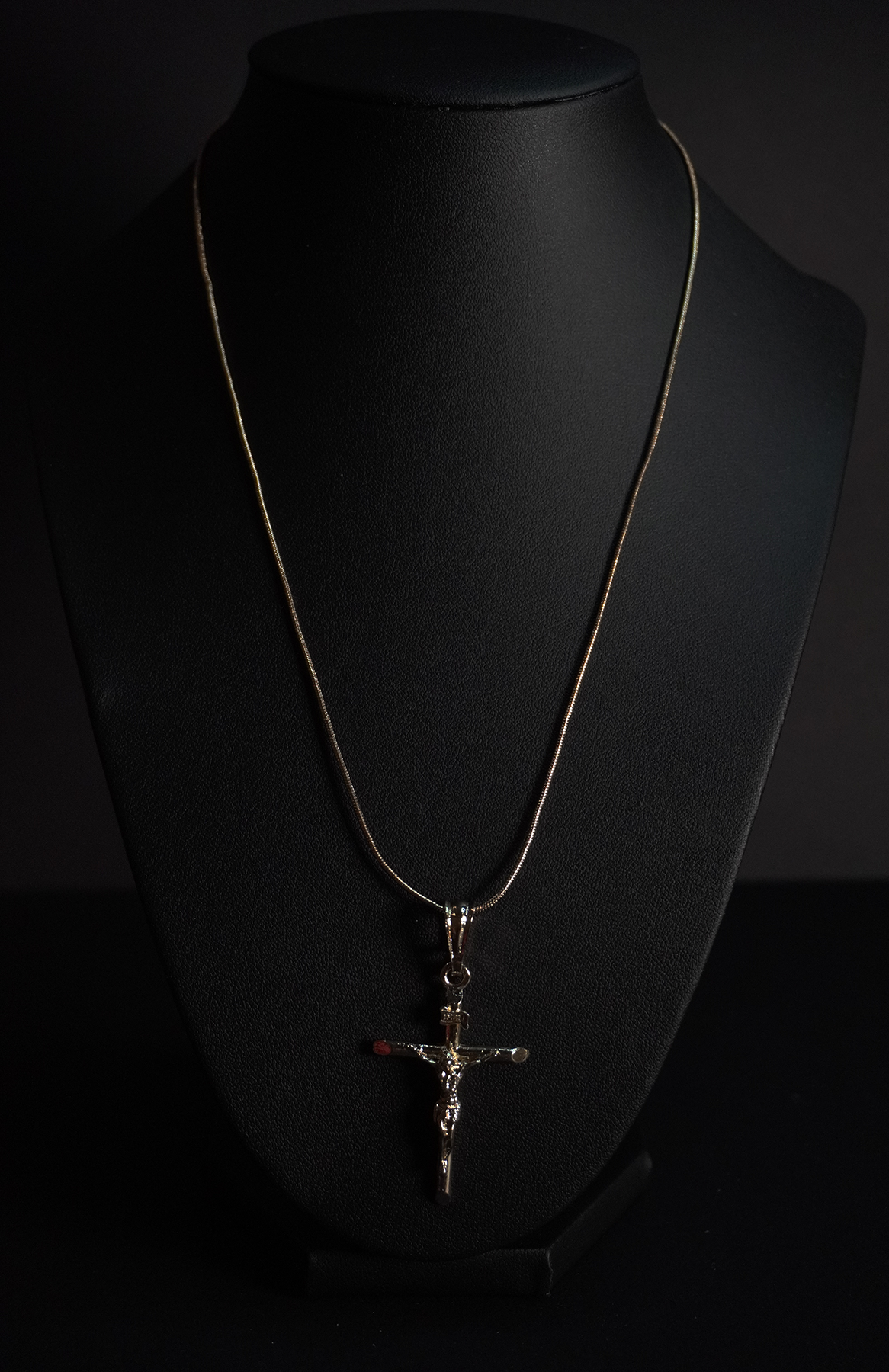 Gold Cross Pendant Necklace