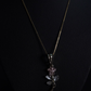 Gold Rose Pendant Necklace